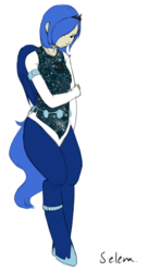 Size: 500x920 | Tagged: artist needed, safe, oc, oc only, oc:selene, satyr, offspring, parent:oc:anon, parent:princess luna