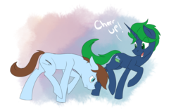 Size: 1280x808 | Tagged: safe, artist:swiftsketchpone, oc, oc only, oc:chemical spill, oc:swift sketch