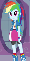 Size: 300x600 | Tagged: safe, screencap, rainbow dash, equestria girls, g4, cropped, female, solo