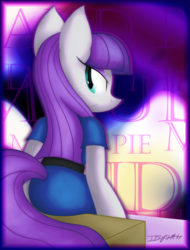 Size: 3500x4616 | Tagged: safe, artist:iflysna94, maud pie, earth pony, semi-anthro, g4, butt, clothes, cute, female, maudabetes, plot, signature, solo