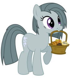 Size: 1944x2151 | Tagged: safe, artist:reitanna-seishin, marble pie, earth pony, pony, g4, cutie mark swap, derp, female, solo