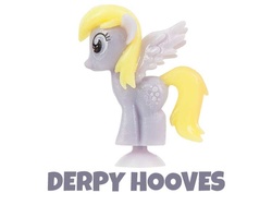 Size: 750x563 | Tagged: safe, derpy hooves, pegasus, pony, g4, official, female, mare, squishypops, that one nameless background pony we all know and love, toy