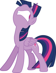 Size: 4000x5217 | Tagged: safe, artist:cloudy glow, twilight sparkle, alicorn, pony, g4, the cutie re-mark, .ai available, absurd resolution, female, gritted teeth, mare, simple background, solo, transparent background, twilight sparkle (alicorn), vector
