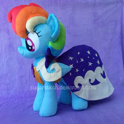 Size: 904x900 | Tagged: safe, artist:sugarstitch, rainbow dash, g4, clothes, dress, gala dress, irl, photo, plushie, solo