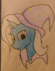 Size: 1024x1312 | Tagged: safe, artist:winterbreeze96, trixie, pony, unicorn, g4, female, mare, sketch, solo, traditional art