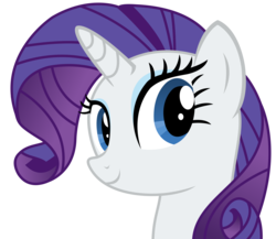 Size: 2881x2503 | Tagged: safe, artist:sketchmcreations, rarity, g4, the gift of the maud pie, cute, female, happy, high res, inkscape, looking at you, raribetes, simple background, smiling, solo, transparent background, vector
