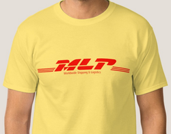 Size: 550x432 | Tagged: dead source, safe, artist:mikej, dhl, logo parody, shipping, shirt design