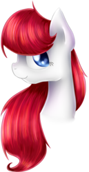 Size: 800x1550 | Tagged: safe, artist:mufflinka, oc, oc only, oc:alice, pony, bust, head, portrait, solo