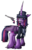 Size: 615x960 | Tagged: safe, artist:captainofhopes, twilight sparkle, alicorn, pony, g4, clothes, female, gun, hat, horn, long horn, mare, solo, twilight sparkle (alicorn), weapon