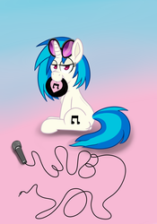 Size: 2100x3000 | Tagged: safe, artist:yakoshi, dj pon-3, vinyl scratch, g4, female, high res, solo