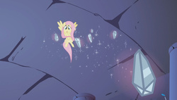 Size: 1920x1088 | Tagged: safe, screencap, fluttershy, pony, friendship is magic, g4, castle of the royal pony sisters, female, mare, shards, solo