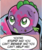 Size: 613x728 | Tagged: safe, idw, spike, friendship is magic #40, g4, my little pony: friendship is magic (idw), spoiler:comic, abuse, baby spike, spikeabuse