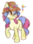 Size: 598x787 | Tagged: safe, artist:spacechickennerd, oc, oc only, hat, simple background, solo, transparent background