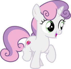 Size: 8000x7680 | Tagged: safe, artist:daszkin, sweetie belle, g4, absurd resolution, backwards cutie mark, cutie mark, female, open mouth, simple background, solo, the cmc's cutie marks, transparent background