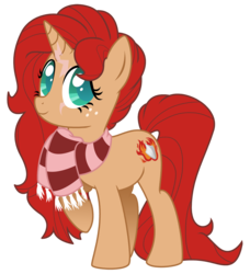 Size: 2106x2310 | Tagged: safe, artist:lostinthetrees, oc, oc only, oc:shamira fireheart, blind, clothes, high res, scar, scarf, solo