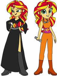 Size: 1028x1362 | Tagged: safe, artist:mariposabutterfly, sunset shimmer, equestria girls, g4, jedi, lightsaber, sith, star wars, weapon