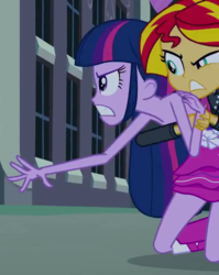 Size: 510x640 | Tagged: safe, screencap, sunset shimmer, twilight sparkle, equestria girls, g4, my little pony equestria girls, cropped, out of context