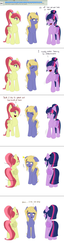 Size: 1332x5202 | Tagged: safe, artist:nihithebrony, oc, oc only, oc:cherry, oc:myrtle, oc:summer, pegasus, pony, not twilight sparkle, trio, tulpa