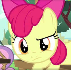 Size: 658x646 | Tagged: safe, screencap, apple bloom, g4, on your marks