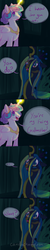 Size: 600x3010 | Tagged: safe, artist:candychameleon, princess flurry heart, queen chrysalis, alicorn, changeling, changeling queen, pony, g4, ..., auntie chrissy, blushing, comic, cute, cutealis, fairy godmother, female, flurrybetes, maleficent, older