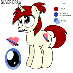 Size: 3000x3000 | Tagged: safe, artist:an-tonio, artist:pananovich, oc, oc only, oc:silver draw, pony, unicorn, cutie mark, freckles, high res, reference sheet, solo