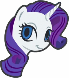 Size: 500x560 | Tagged: safe, edit, edited screencap, screencap, rarity, g4, the gift of the maud pie, background removed, cute, female, looking at you, simple background, smiling, solo, transparent background