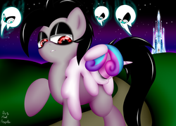 Size: 3500x2500 | Tagged: safe, artist:paulpeopless, princess flurry heart, oc, oc:paulpeoples, g4, creepy crawlers, crystal empire, dead, high res, kidnapped, necromancer