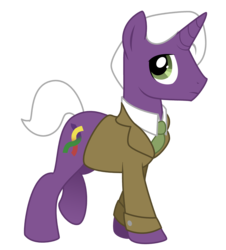 Size: 1941x2143 | Tagged: safe, artist:lostinthetrees, oc, oc only, oc:puzzle mixer, pony, unicorn, clothes, male, solo, stallion, suit