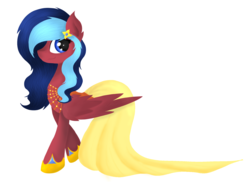 Size: 4816x3512 | Tagged: safe, artist:skajcia, oc, oc only, pegasus, pony, clothes, dress, pegasus oc, solo, wings