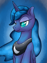 Size: 1200x1600 | Tagged: safe, artist:gamijack, princess luna, g4, female, solo