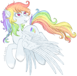 Size: 800x790 | Tagged: safe, artist:tinuleaf, oc, oc only, oc:white whirl, flying, not rainbow dash, offspring, older, parent:rainbow dash, parent:soarin', parents:soarindash, simple background, solo, transparent background