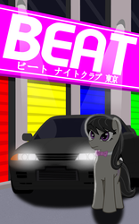 Size: 500x800 | Tagged: safe, artist:totallynotabronyfim, octavia melody, g4, car, cover art, female, japan, japanese, nissan, nissan skyline, skyline r32, solo