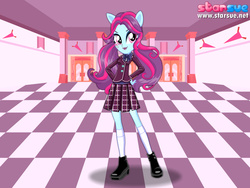 Size: 800x600 | Tagged: safe, artist:cg1995, sunny flare, equestria girls, g4, my little pony equestria girls: friendship games, clothes, crystal prep academy uniform, school uniform