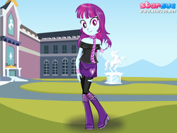 Size: 800x600 | Tagged: safe, artist:cg1995, mystery mint, equestria girls, g4, background human