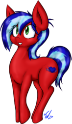 Size: 586x1000 | Tagged: safe, artist:tunderi, oc, oc only, pony, simple background, solo, transparent background