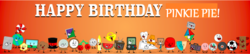 Size: 2056x448 | Tagged: safe, edit, barely pony related, happy birthday, no pony, object overload