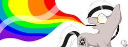 Size: 851x315 | Tagged: safe, artist:everdale, oc, oc only, colors, painting, rainbow, solo