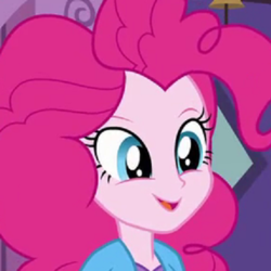 Size: 429x429 | Tagged: safe, screencap, pinkie pie, equestria girls, g4, cropped, female, solo