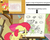 Size: 1920x1550 | Tagged: safe, edit, edited screencap, screencap, apple bloom, earth pony, pony, g4, on your marks, cutie mark, discovery family logo, drawing, floppy ears, the cmc's cutie marks