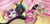 Size: 1000x487 | Tagged: safe, artist:probablyfakeblonde, discord, pinkie pie, queen chrysalis, rarity, torch song, g4, singing