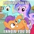 Size: 500x500 | Tagged: safe, edit, edited screencap, screencap, apple bloom, sassaflash, sea swirl, seafoam, tender taps, earth pony, pegasus, pony, unicorn, g4, my little pony: friendship is magic, on your marks, caption, colt, female, image macro, look at my butt, male, mare, meme