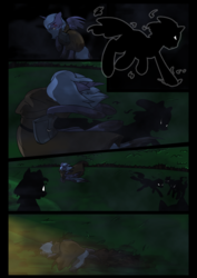 Size: 1240x1754 | Tagged: safe, artist:lunarcakez, princess luna, comic:the origins of hollow shades, g4, bucking, comic, shadow, younger