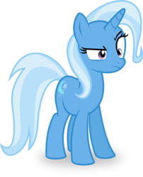 Size: 5904x7298 | Tagged: safe, artist:8-notes, trixie, pony, unicorn, g4, no second prances, absurd resolution, eyebrows, female, inkscape, mare, raised eyebrow, simple background, solo, transparent background, vector