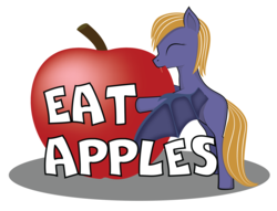 Size: 2632x2012 | Tagged: safe, artist:e-49, bat pony, pony, apple, food, high res, random pony, simple background, sticker, transparent background, vector