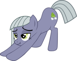 Size: 3000x2377 | Tagged: safe, limestone pie, earth pony, pony, g4, female, high res, iwtcird, mare, meme, scrunchy face, simple background, solo, stretching, transparent background, vector