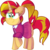 Size: 961x970 | Tagged: safe, artist:pastelhorses, sunset shimmer, pony, unicorn, g4, clothes, dress, female, solo