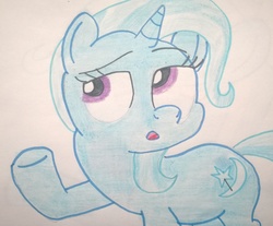 Size: 2215x1837 | Tagged: safe, artist:toyminator900, trixie, pony, unicorn, g4, female, mare, solo, traditional art