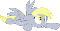 Size: 2500x1288 | Tagged: safe, artist:bluetech, derpy hooves, pegasus, pony, g4, no second prances, .svg available, cute, derp, derpabetes, female, inkscape, lying down, mare, prone, simple background, solo, sploot, tongue out, transparent background, vector