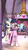 Size: 670x1191 | Tagged: safe, artist:maxressor, rarity, twilight sparkle, oc, oc:nyx, alicorn, pony, unicorn, fanfic:past sins, g4, 3d, alicorn oc, angry, bad touch, butt, butt touch, faic, female, glasses, hoof on butt, horn, magic, mare, plot, pushing, rump push, source filmmaker