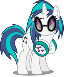 Size: 504x600 | Tagged: safe, dj pon-3, vinyl scratch, g4, discorded, female, solo